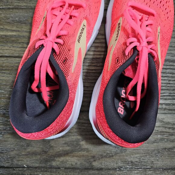 Brooks Ghost 16 Women's Running Shoes Pink/SunDried Tomato/Cream Size 9 - Picture 5 of 10